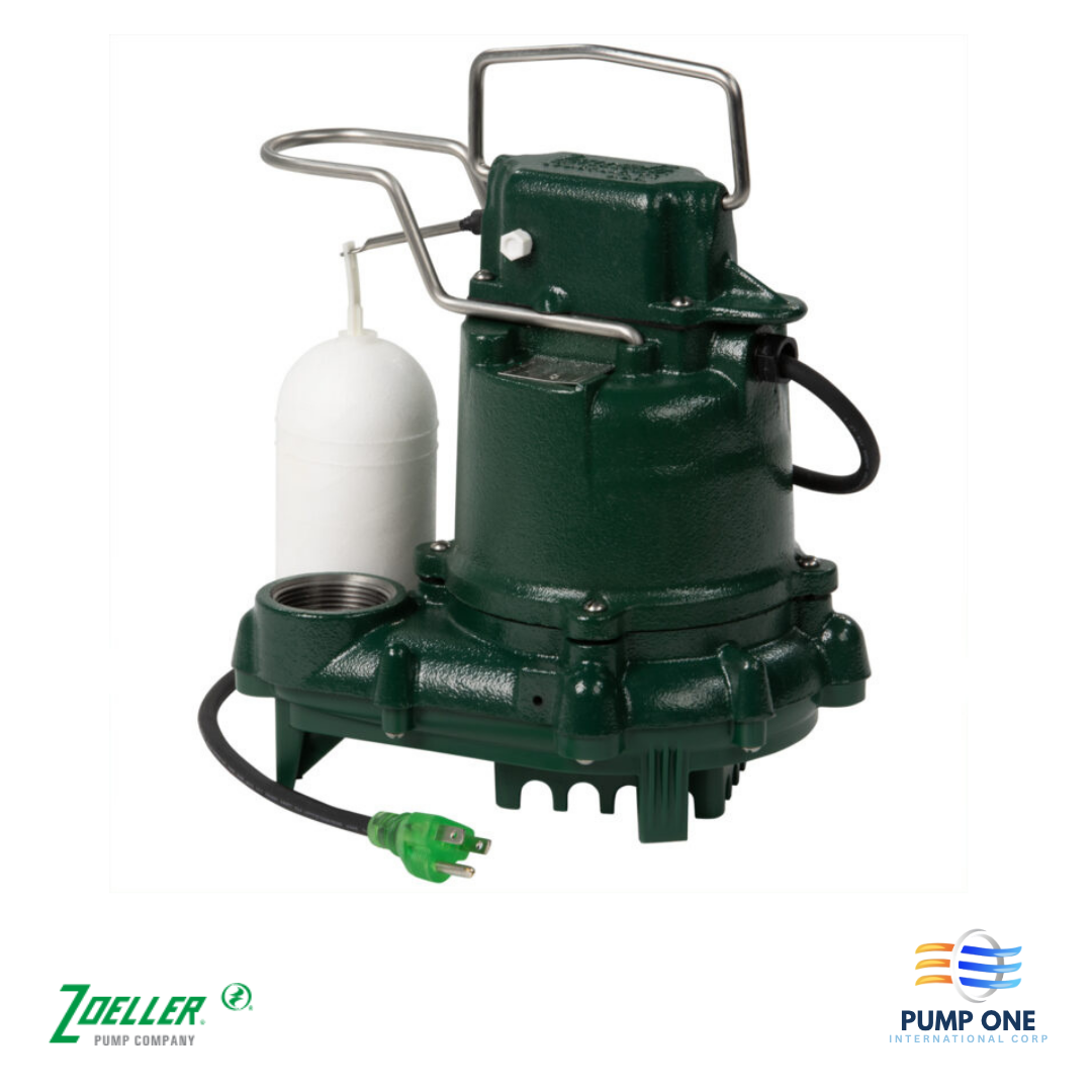 Zoeller M53 Sump Pump with LED Plug and 9′ Cord