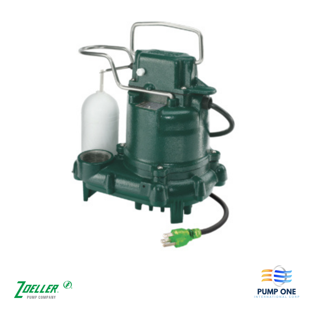 Zoeller M53 Sump Pump with LED Plug and 15′ Cord